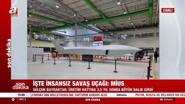 SON DAKİKA: Selçuk Bayraktar'dan İnsansız Savaş Uçağı (MİUS) paylaşımı!