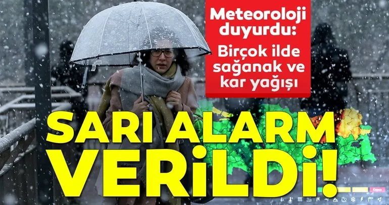 Meteoroloji’den İstanbul ve birçok il için son dakika hava durumu ile sağanak, kar yağışı uyarısı! Bugün hava nasıl olacak?