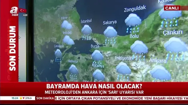 Meteoroloji'den Bayram'da flaş yoğun yağış uyarısı (22 Mayıs 2020 Cuma) | Video