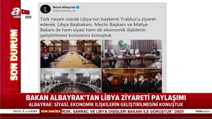 Bakan Albayrak'tan Libya açıklaması | Video