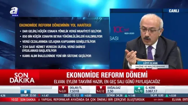 Hazine ve Maliye Bakanı Lütfi Elvan reform paketinin detaylarını açıkladı
