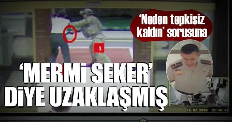 ‘Mermi seker’ diye uzaklaşmış