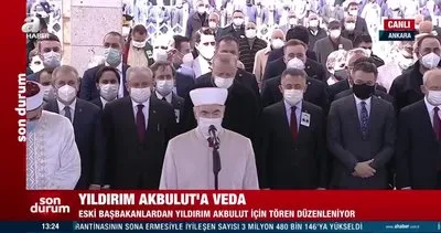 Cumhurbaşkanı Erdoğan, eski Başbakanlardan Yıldırım Akbulut’un cenaze namazına katıldı