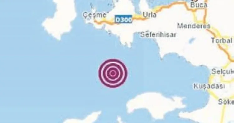 Ege Denizi’nde deprem oldu