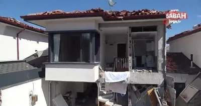 Milyonluk villalar depremde harabeye döndü! | Video