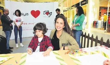 Çocuklarla resim yaptılar