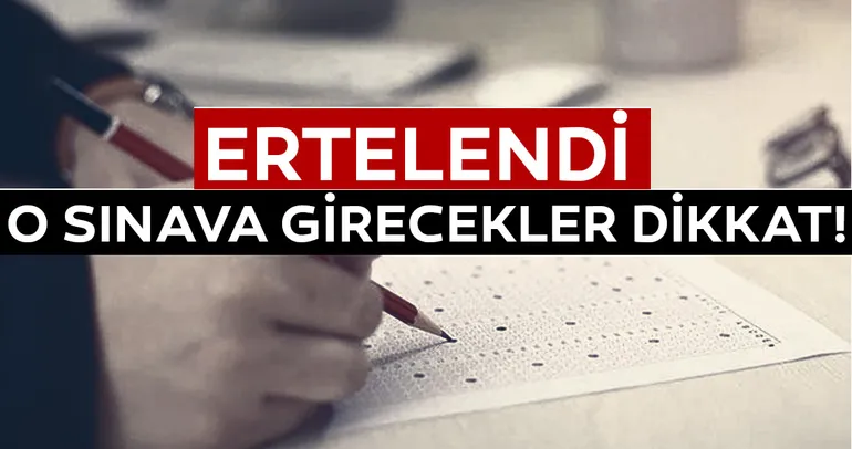 Bağımsız denetçilik sınavı ertelendi