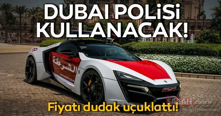 Dubai polisi Lykan HyperSport Special Forces kullanacak! Sadece 7 adet üretildi