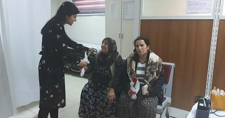 Çelikhan Devlet Hastanesinde Kadınlar Günü kutlandı