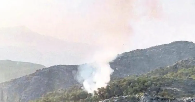 Fethiye’de 2 hektar orman alevlere yenildi