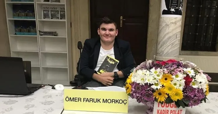 Engelsiz yazar Ömer Faruk Morkoç ’Bir Kitap Bir Umut’ dedi!