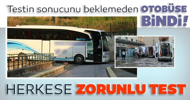 Yolda Kovid 19 Oldugunu Ogrendi Yolcu Otobusuyle Hastaneye Goturuldu Son Dakika Haberler