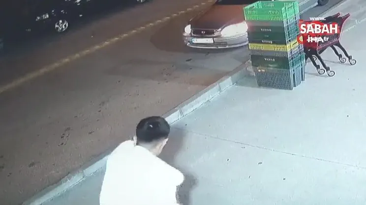 Sahibinin elinden kurtuldu, marketi birbirine kattı...O anlar kamerada | Video