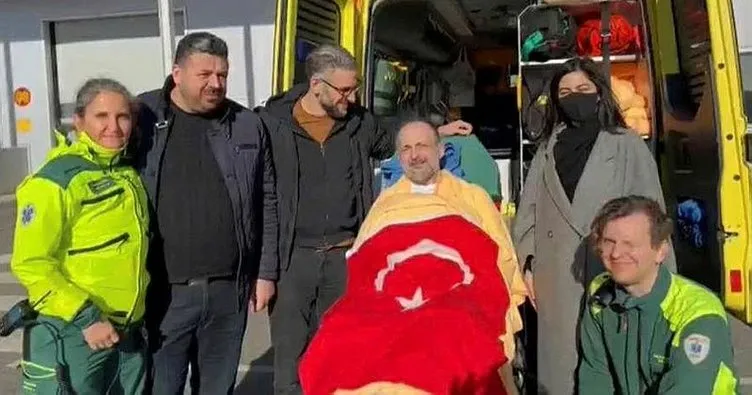 Kanser hastası Türk, İsveç’ten ambulans uçakla Türkiye’ye nakledildi