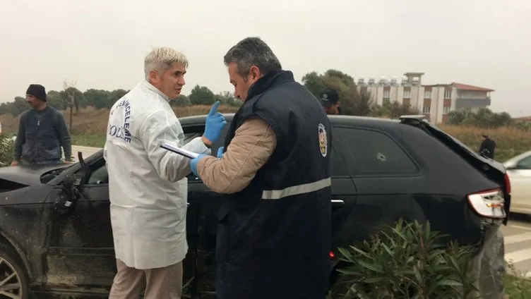 DuruÅma sonrası lüks araca kurÅun yaÄmuru!