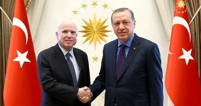 Cumhurbaşkanı Erdoğan, ABD’nin Arizona Senatörü McCain’i kabul etti