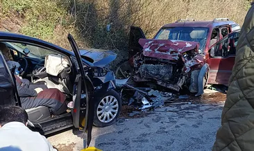 Ordu’da iki araç kafa kafaya çarpıştı: 6 yaralı