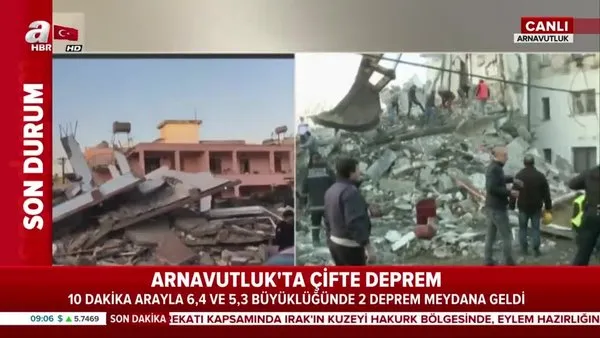 Arnavutluk'ta 6.4 büyüklüğünde deprem!