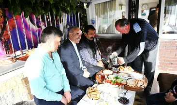 Başkan esnaflarla buluştu