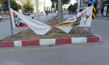Bayram afişlerini kesen üç CHP’li gözaltına alındı #adana