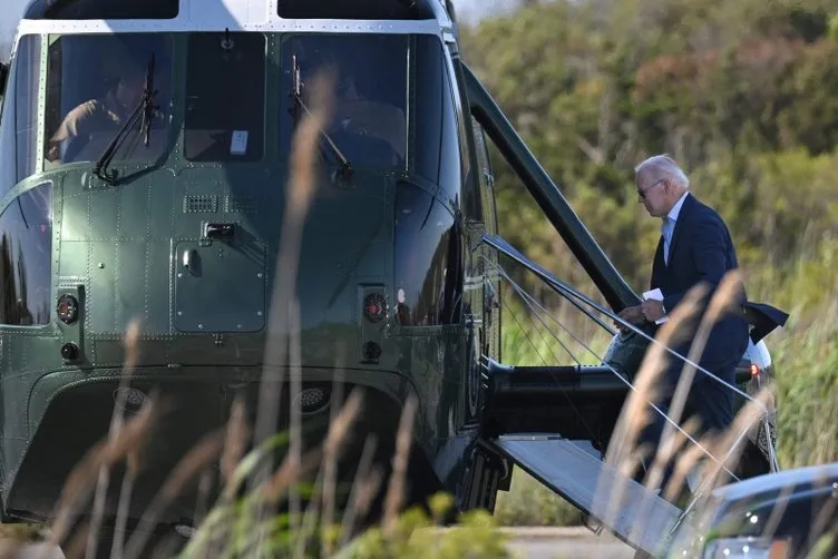 ABD’de alarm! Joe Biden apar topar bölgeden uzaklaştı: Savaş uçakları havalandı