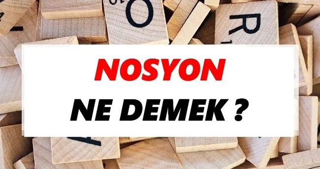 Nosyon Ne Demek? TDK’ya Göre Nosyon Sözlük Anlamı Nedir?