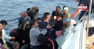 Lastik botla Türkiye’den kaçarak Yunanistan’a gitmeye çalışan 37 kişi böyle yakalandı