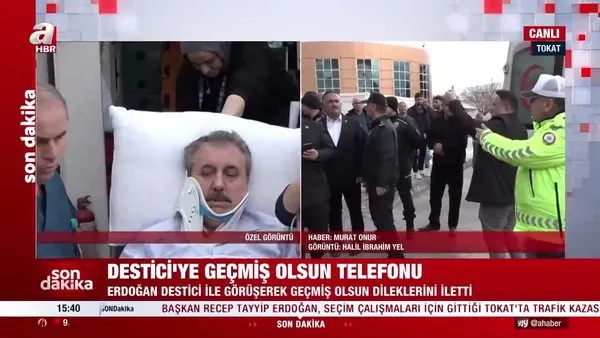 BBP Genel Başkanı Mustafa Destici kaza geçirdi! Sağlık durumu nasıl? | Video