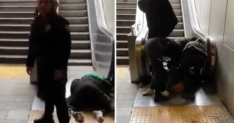 İstanbul’da Kenyalı kadın metroda soyundu: Onu iç...