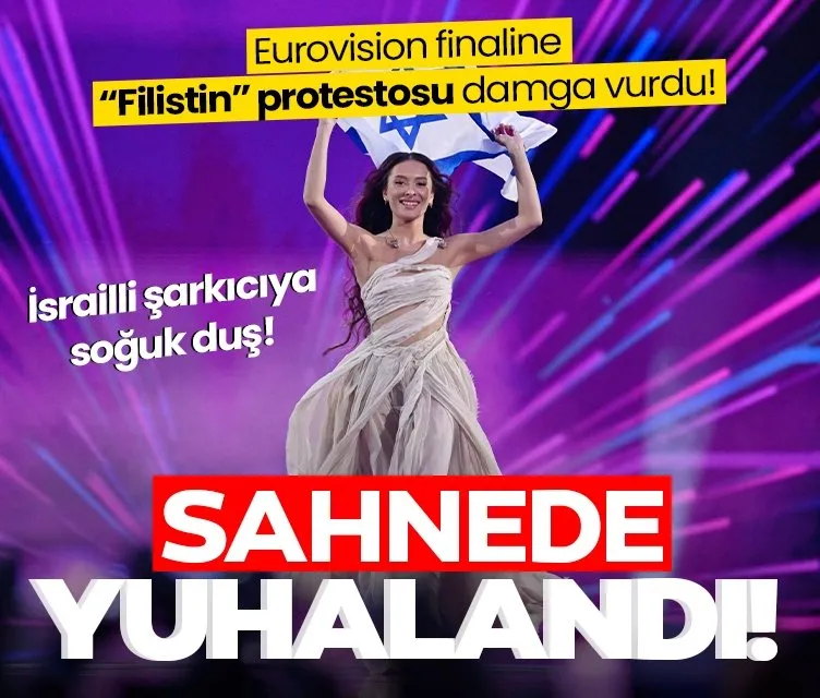 Eurovision finaliine damga vuran anlar! İsrailli şarkıcı sahnede yuhalandı