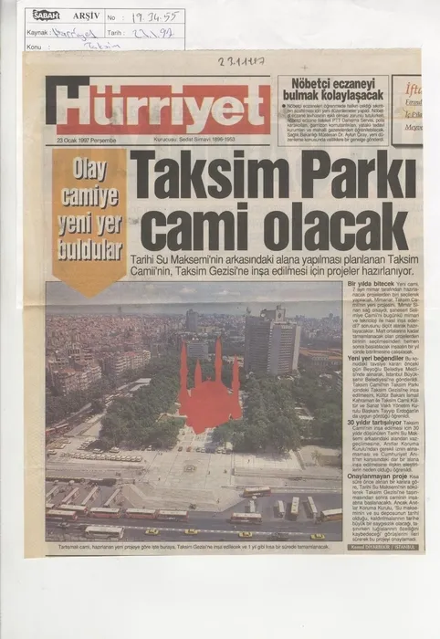 Yapımına karşı çıkmışlardı: Büyük gün geldi! İşte Taksim Camii manşetleri