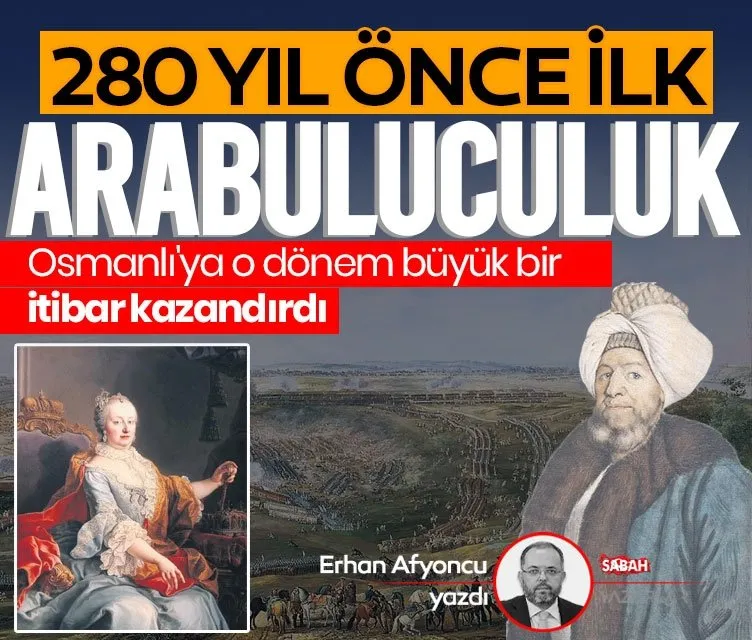 İlk arabuluculuğu 280 sene önce yaptık