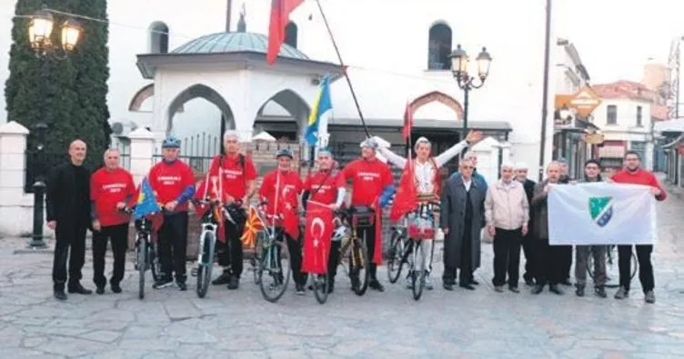 Balkanlar’dan Çanakkale’ye bisikletle geliyorlar