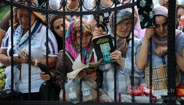 Oruç Baba'da ekmek-sirke ile ilk iftar heyecanı