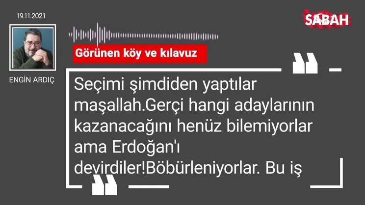 Engin Ardıç | Görünen köy ve kılavuz