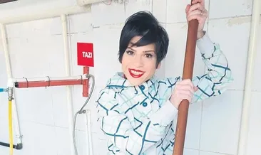 Şarkıcı Aydilge kedilere mama yaptı