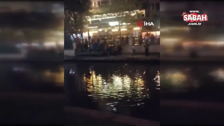 Porsuk Çayı’na düşen kadını ‘can simidi’ atarak böyle kurtardılar