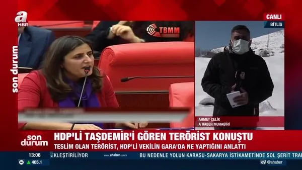 Bakan Soylu açıklamıştı! HDP’li Taşdemir'i Gara’da gören terörist konuştu | Video