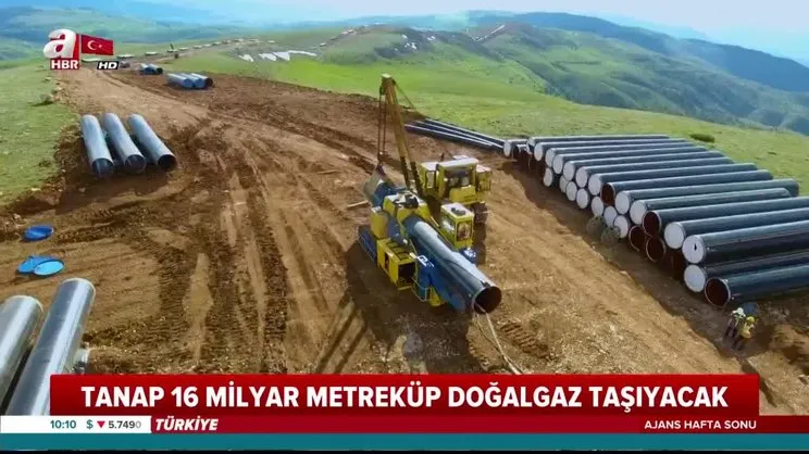 TANAP'ta tarihi gün!