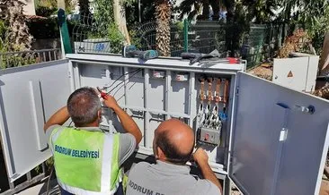 Bodrum’da elektrik kesintisine kesintisiz hizmet