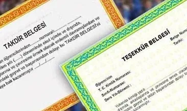 Takdir teşekkür nasıl hesaplanıyor?