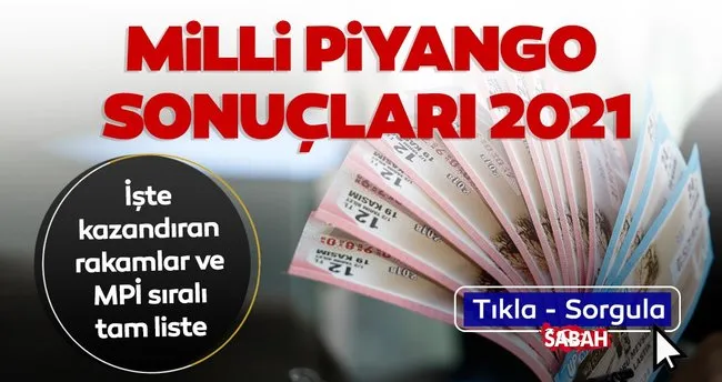 Milli Piyango 2021 BİLET SORGULAMA ...