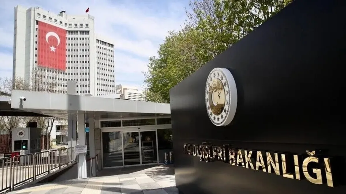 Dışişleri Bakanlığı'ndan Nijerya'ya taziye mesajı