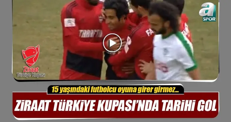 Ziraat Türkiye Kupası’nda tarihi gol! Serkan Bakan...