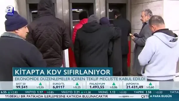 Kitapta KDV sıfırlanıyor