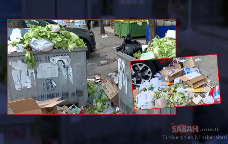 Kartal çöp yığınları ile doldu! İşçiler greve gitti, vatandaş kokudan yolda yürüyemiyor