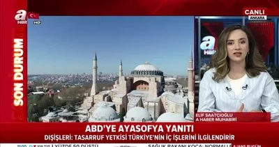 Türkiye’den ABD’ye flaş Ayasofya yanıtı | Video