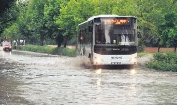 Trakya’da sağanak yağış etkili oldu #edirne