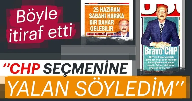 Son Dakika: Hüsnü Mahalli’den şok itiraf!