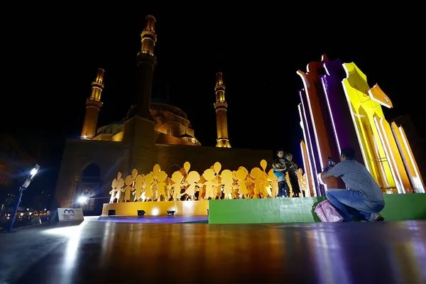 Ramazan'da Beyrut ışıl ışıl